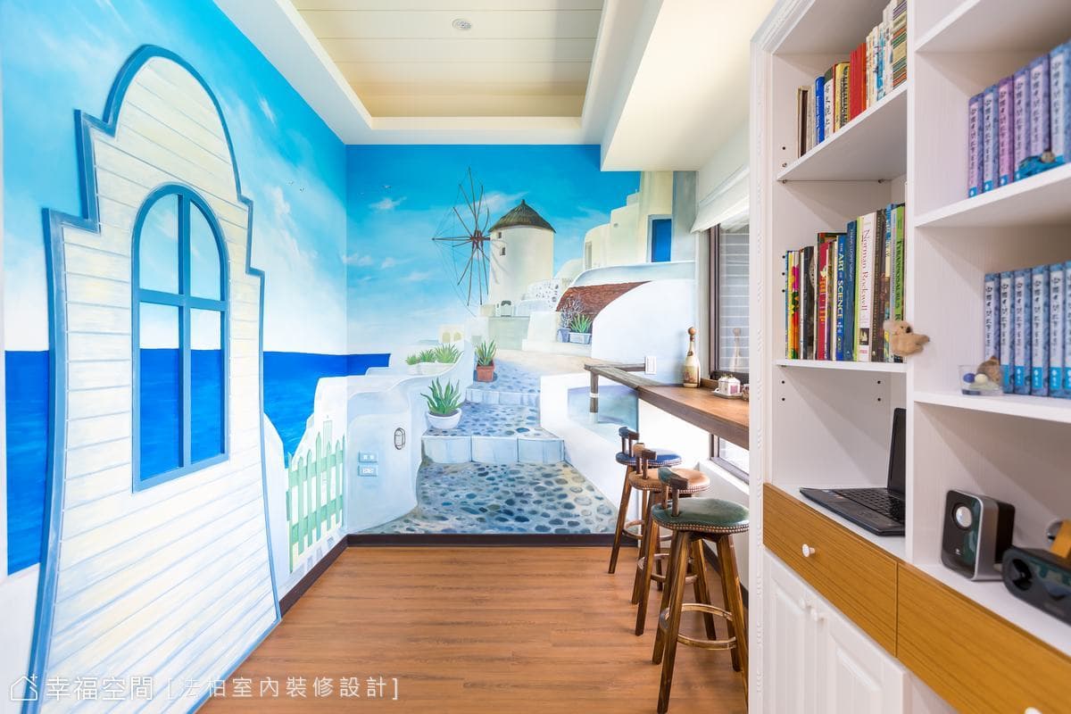 他的家就像在南法旅遊 兼具渡假與商務機能│地中海風