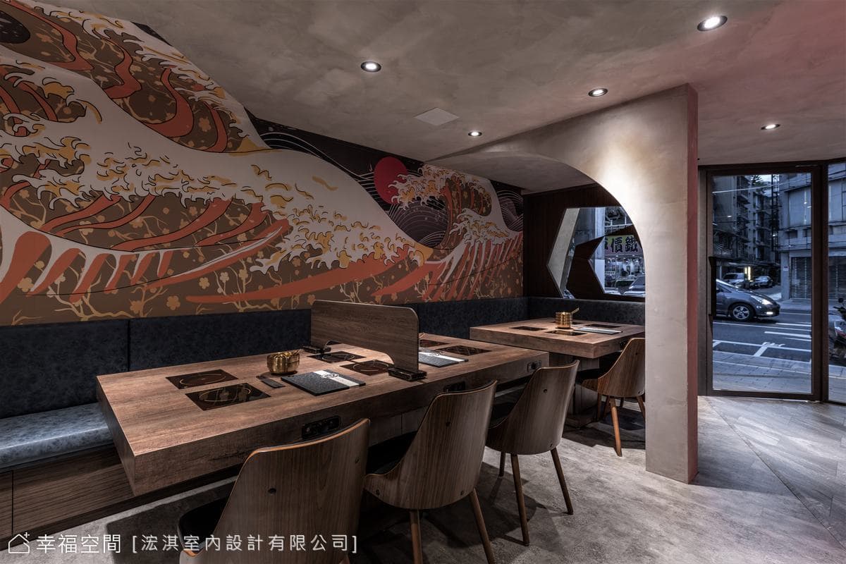 HC Design｜金鍋盃x斌當酒場｜東方風｜45坪
