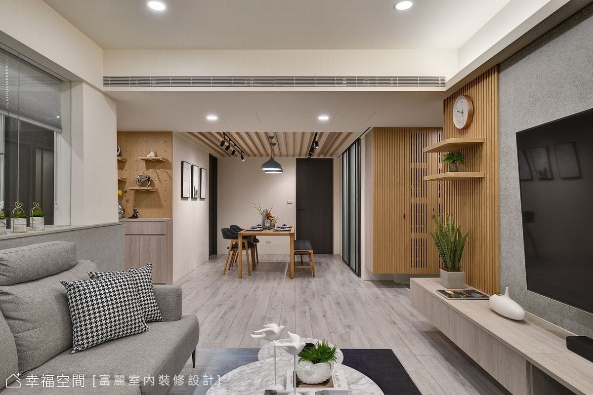 老宅新生 木質調的合奏｜老屋翻新｜現代風｜38坪