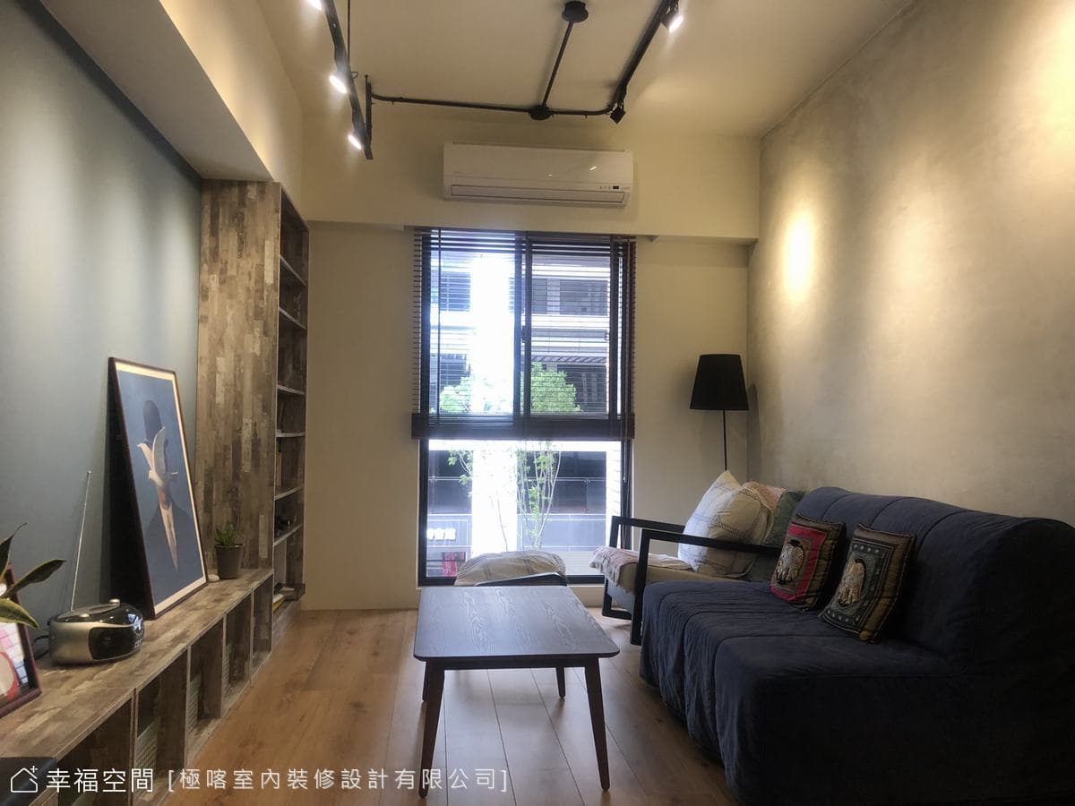 灰階質韻 莫蘭迪風味工業宅│28坪