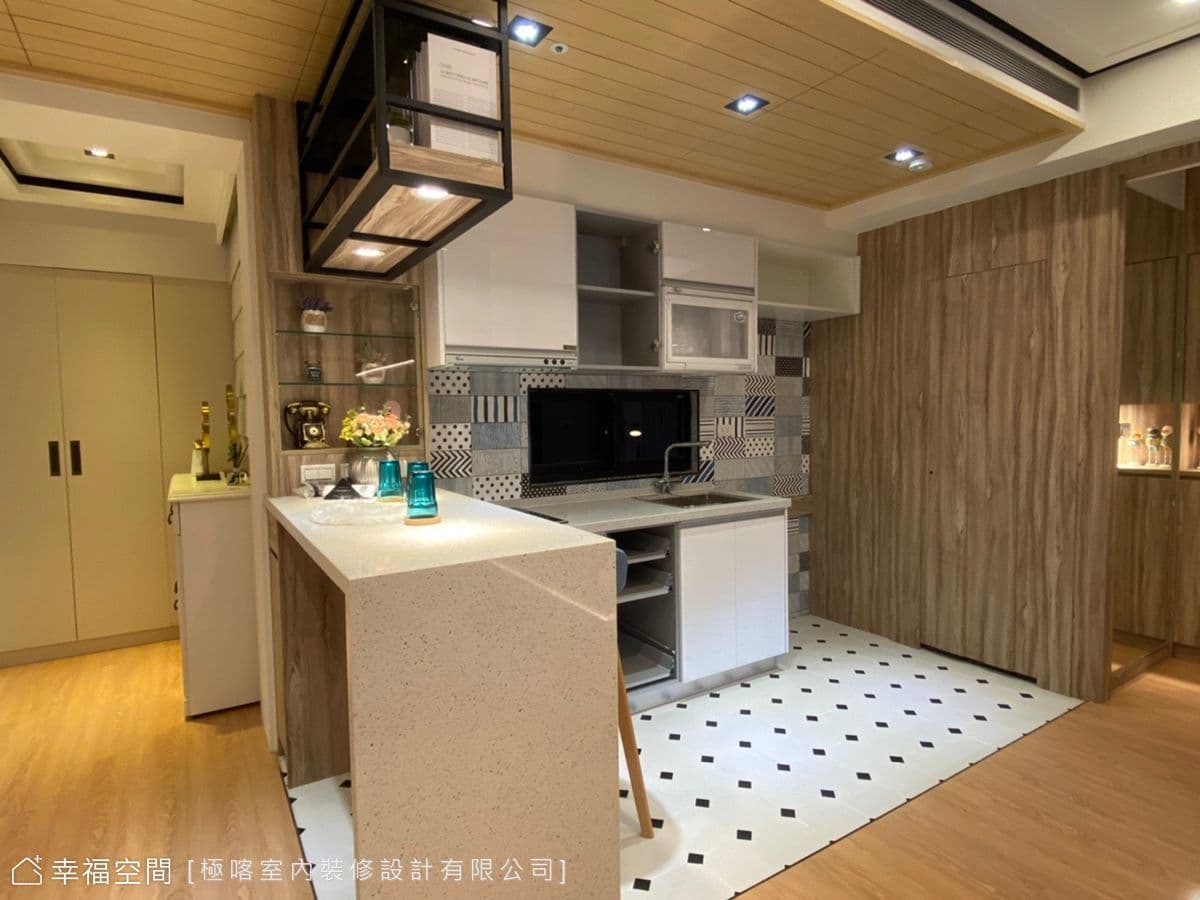 石與木之間，蘊藏潤澤奢雅氣韻｜休閒多元｜15坪