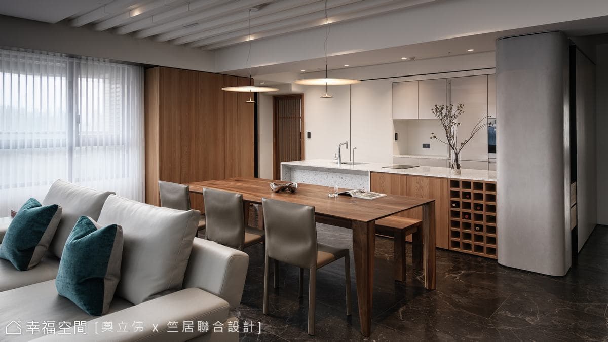 兄妹設計師打造四感案場 日式留白打開色香味體驗