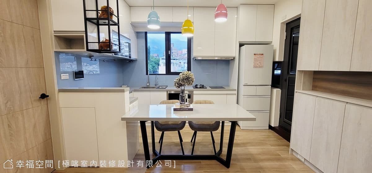 掬一瓢浮光蒼翠，漫走於自然境域｜北歐風｜17坪