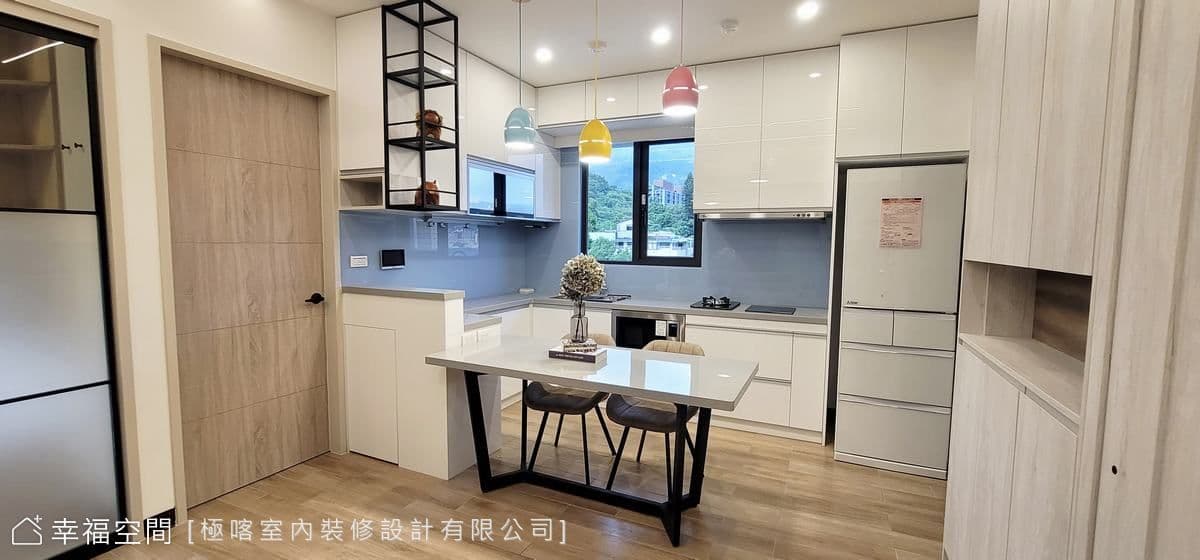 掬一瓢浮光蒼翠，漫走於自然境域｜北歐風｜17坪