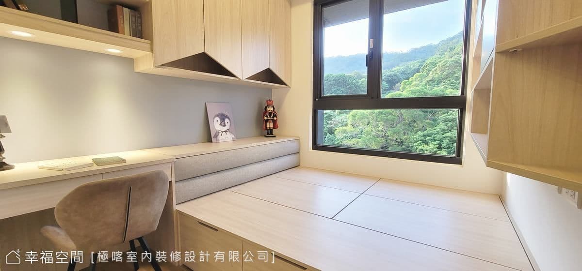掬一瓢浮光蒼翠，漫走於自然境域｜北歐風｜17坪