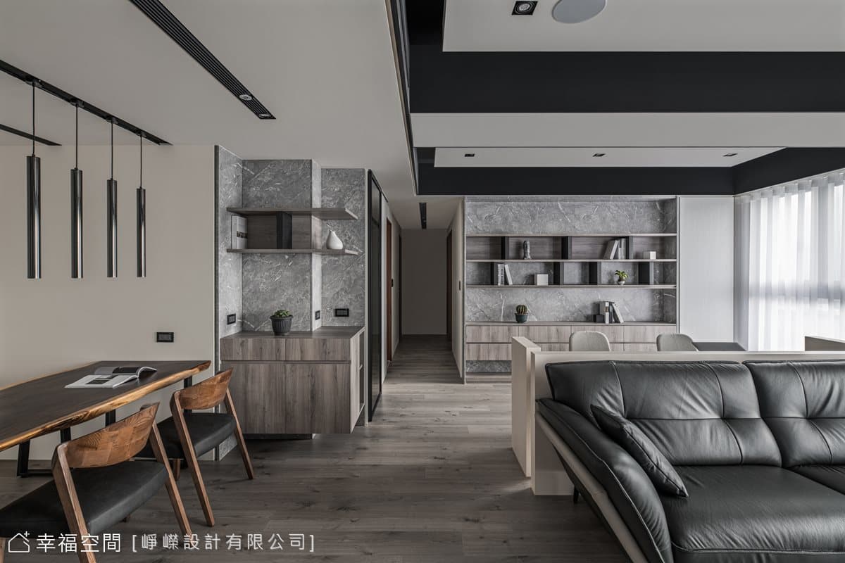 墨白 ‧ 縱橫｜現代風｜30坪