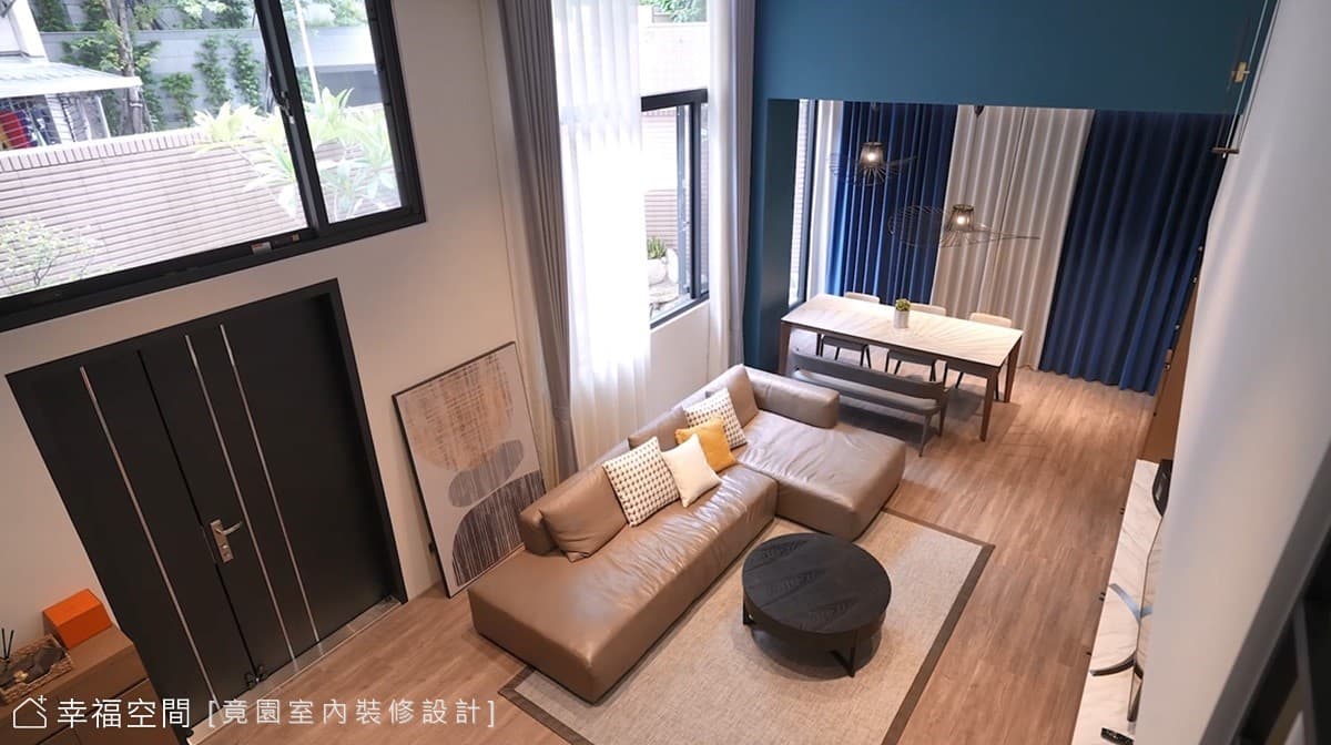 都會裡的蔚藍海洋 在家也像在峇里島度假｜休閒多元風｜老屋翻新｜40坪