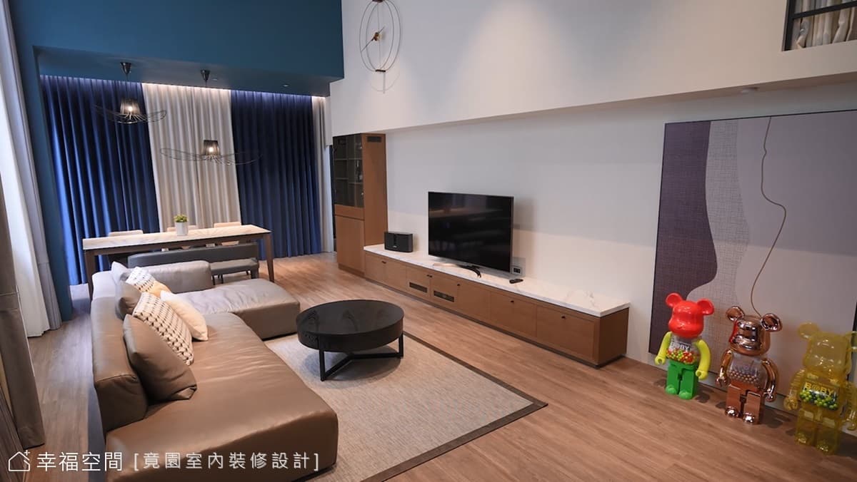 都會裡的蔚藍海洋 在家也像在峇里島度假｜休閒多元風｜老屋翻新｜40坪