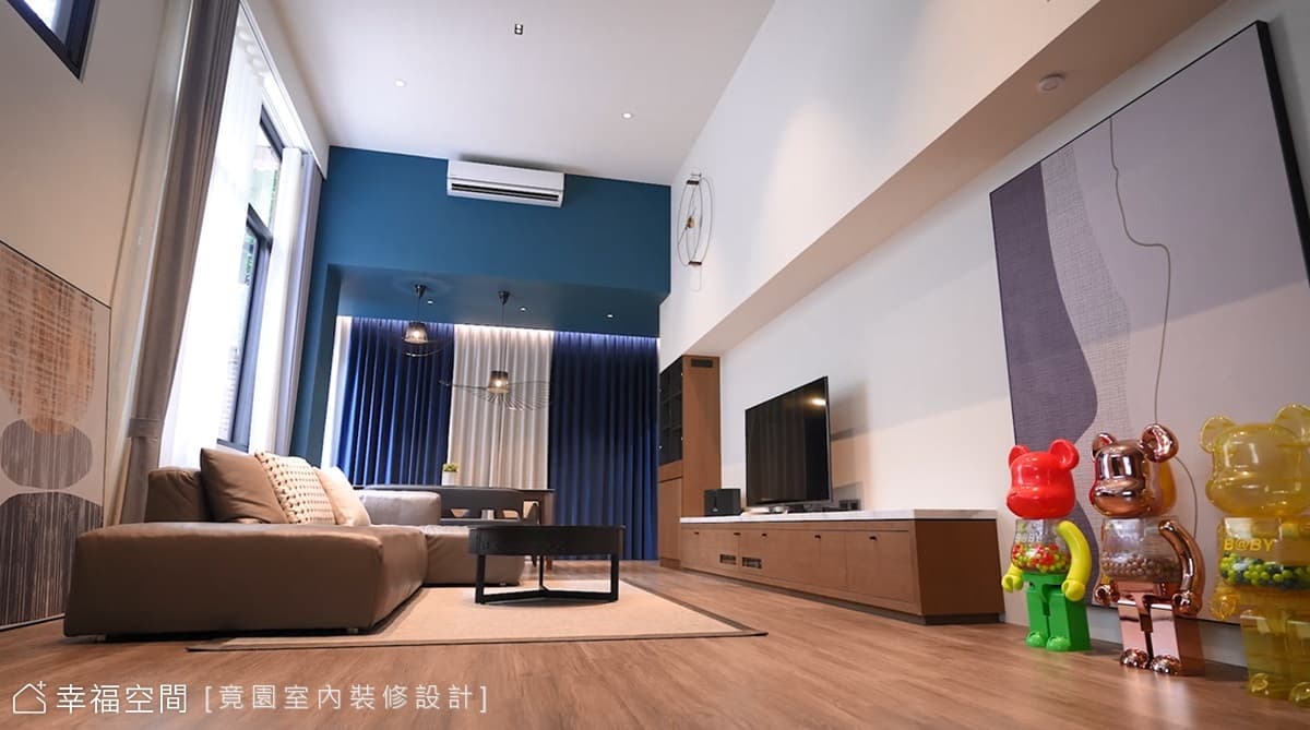 都會裡的蔚藍海洋 在家也像在峇里島度假｜休閒多元風｜老屋翻新｜40坪
