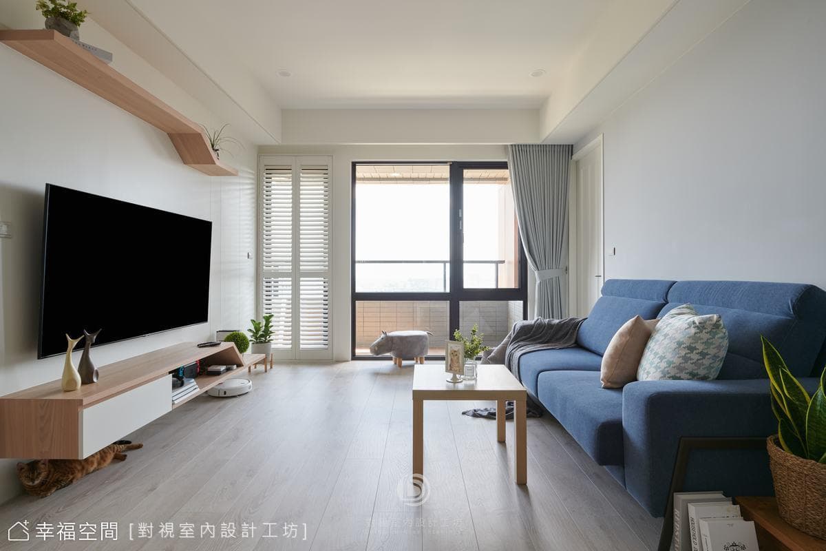 漫渡溫煦北歐時光，屬於人與貓的慵懶之境｜27坪