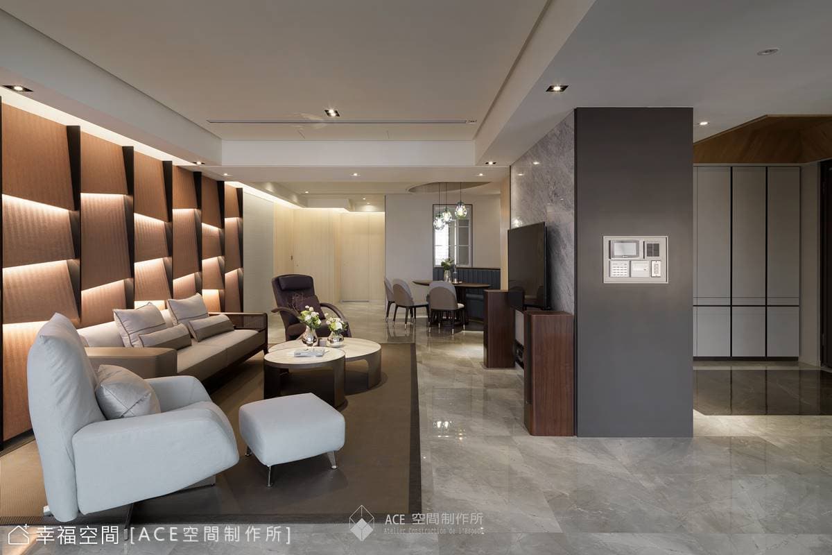 中悅瑰麗高樓層景觀宅｜混搭風｜68坪