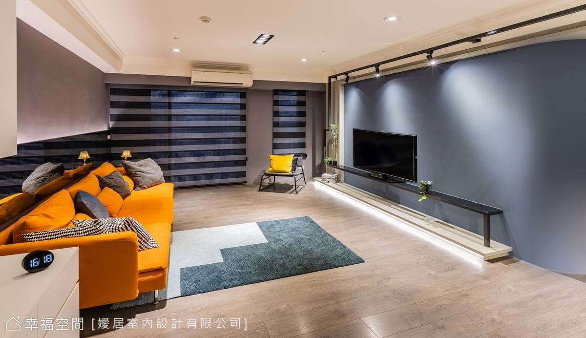 精控預算 活用色塊圍塑休閒舒心宅│29坪