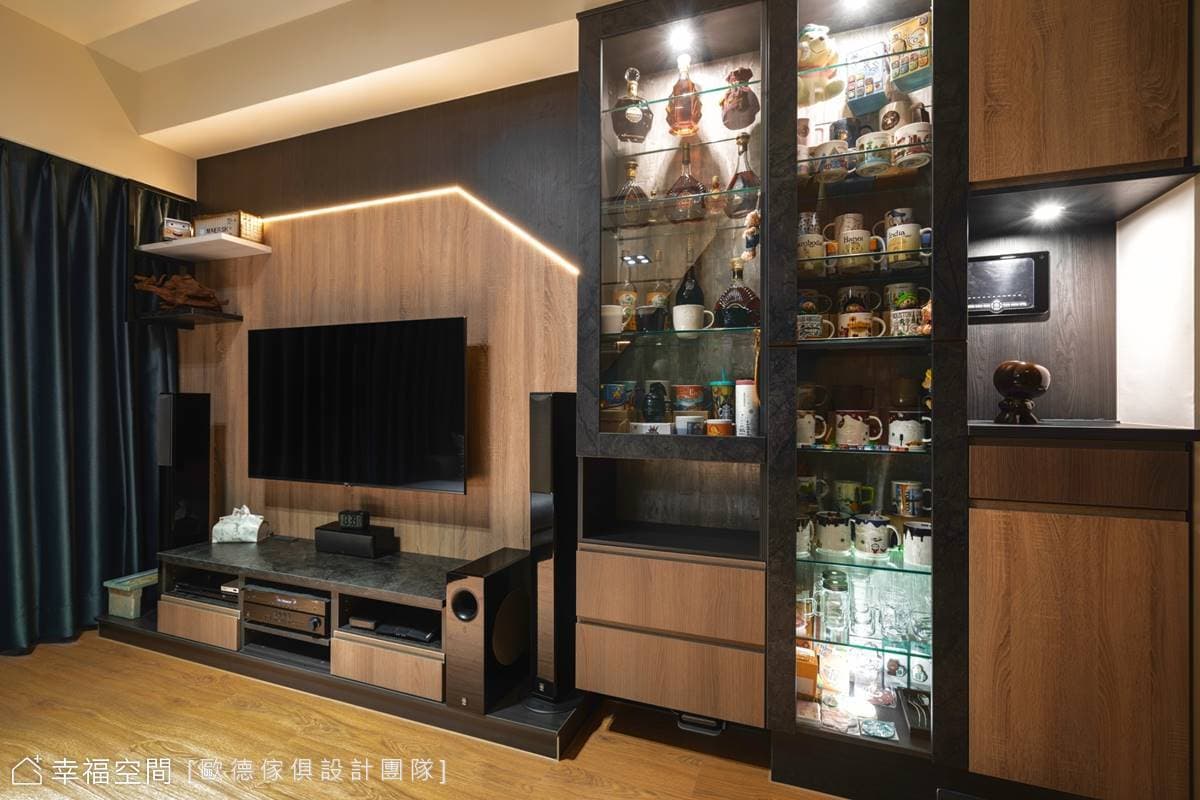 遊走於時尚與復古之間，構築美感機能兩相宜的個性居所｜現代工業風｜28坪
