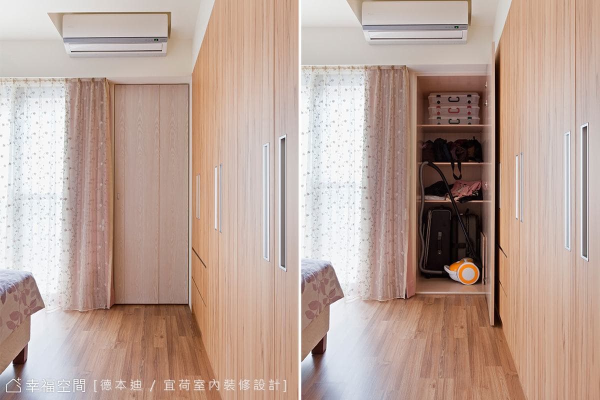 主臥室收納櫃
