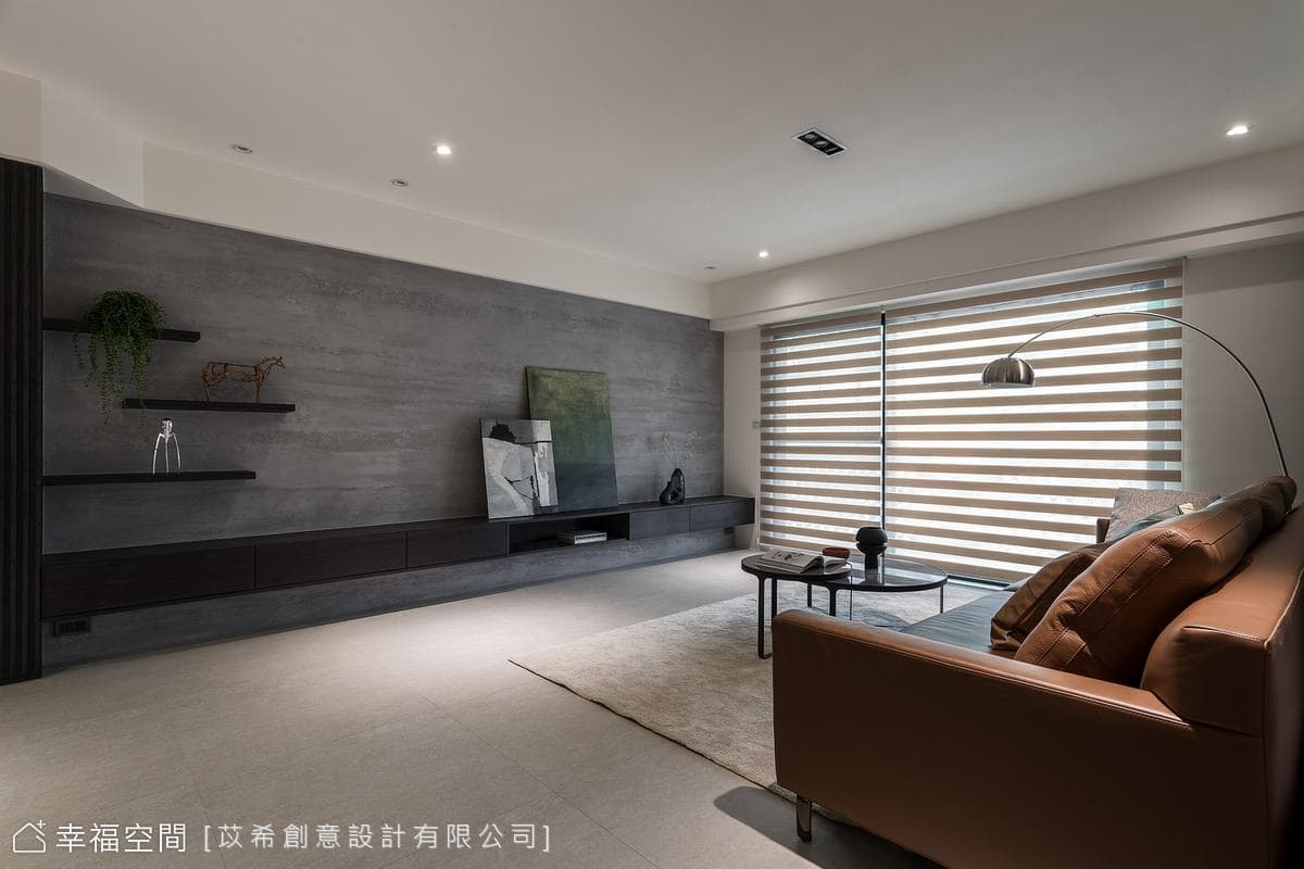 老屋華麗轉身 砌築內斂灰階品味宅│現代風│44坪