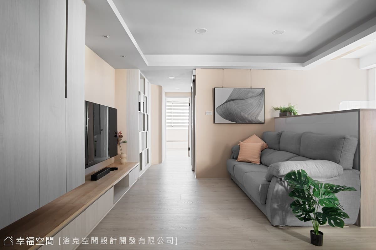 改造畸零老屋 構築奶茶系暖居｜混搭風｜20坪