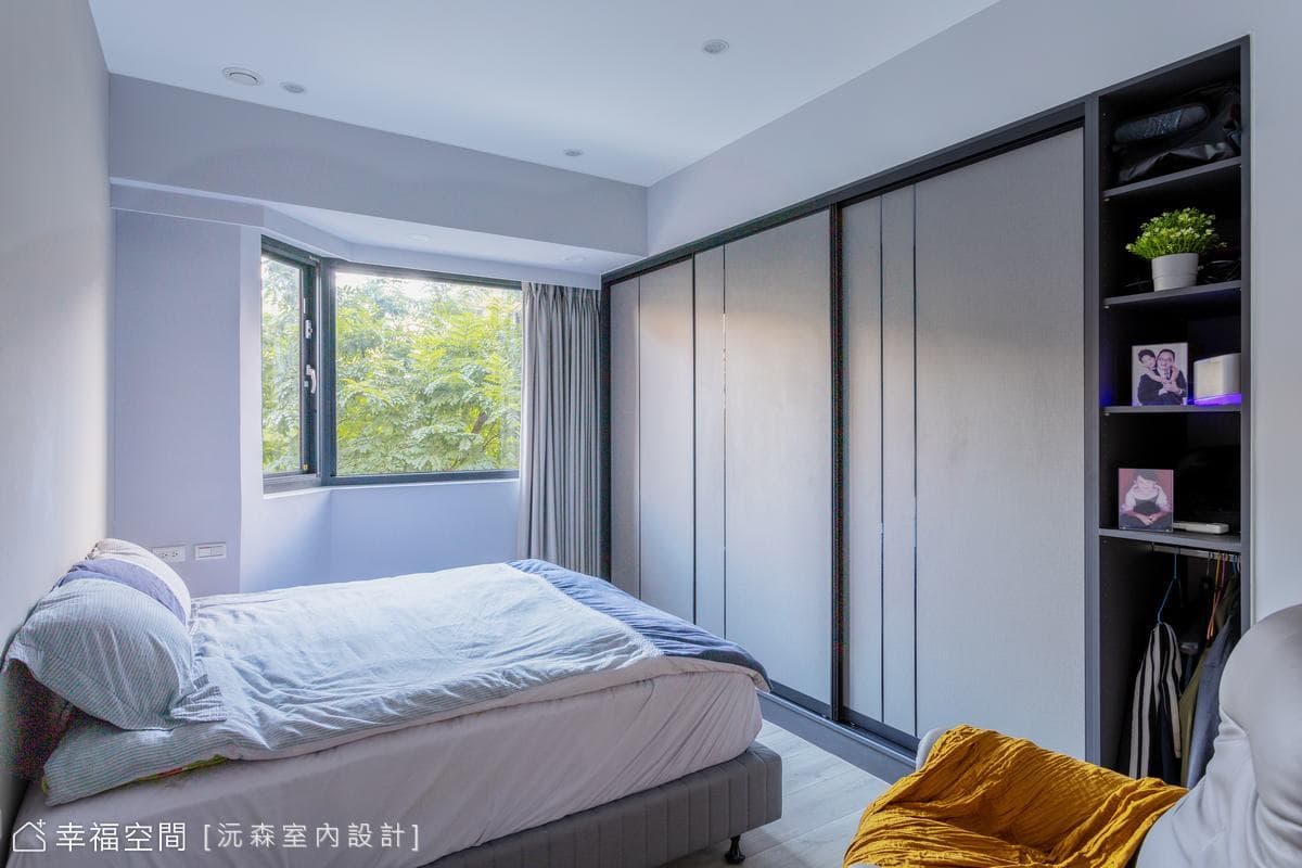 溫柔藍調 構築一方寧靜｜現代風｜33坪
