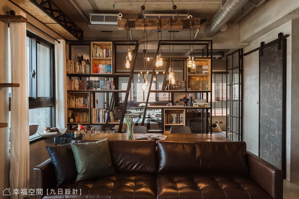 貓寓所LOFT風之家｜工業風｜26坪