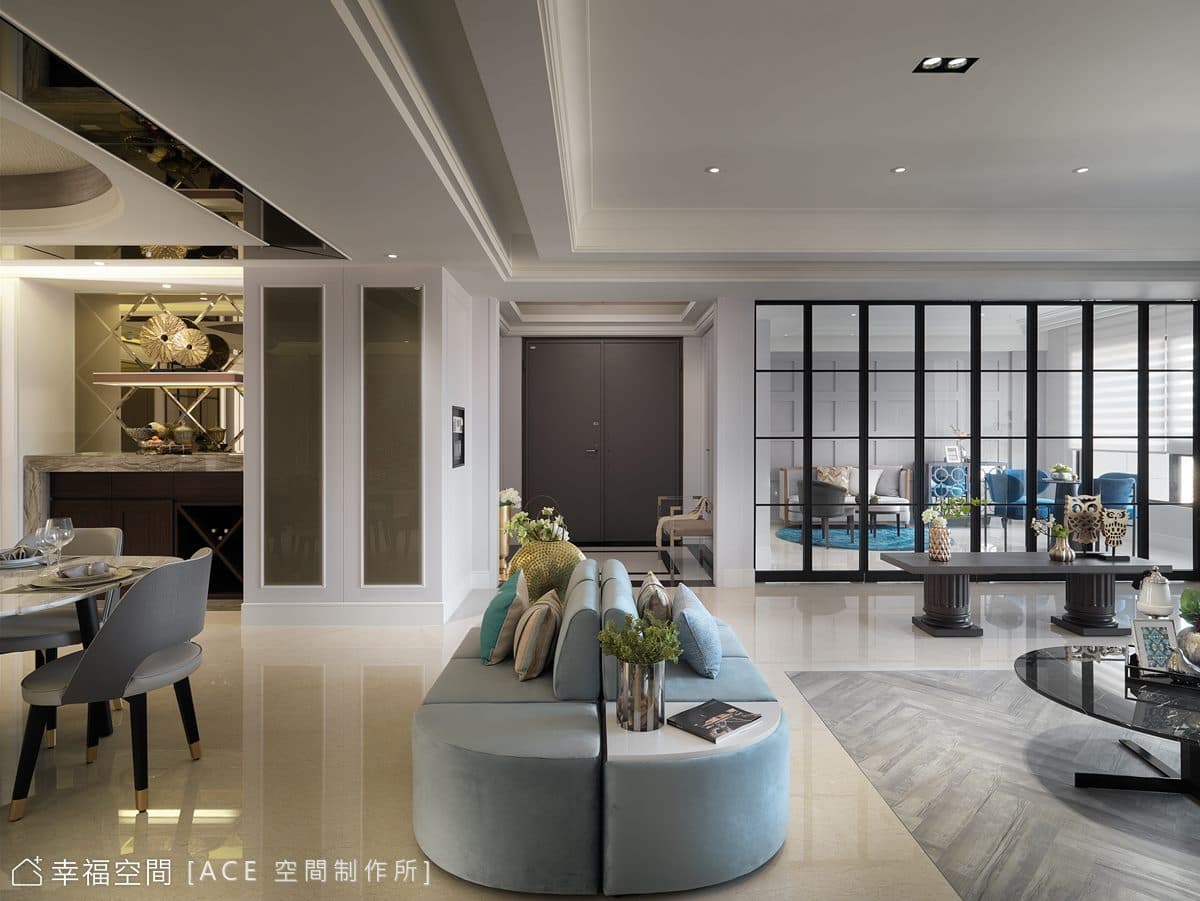 中悅麗瑰法式優雅實品屋｜現代風｜68坪