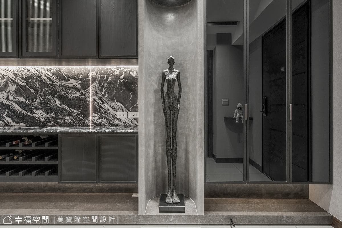 現代灰階質感宅  砌築高質量居家場景│20坪