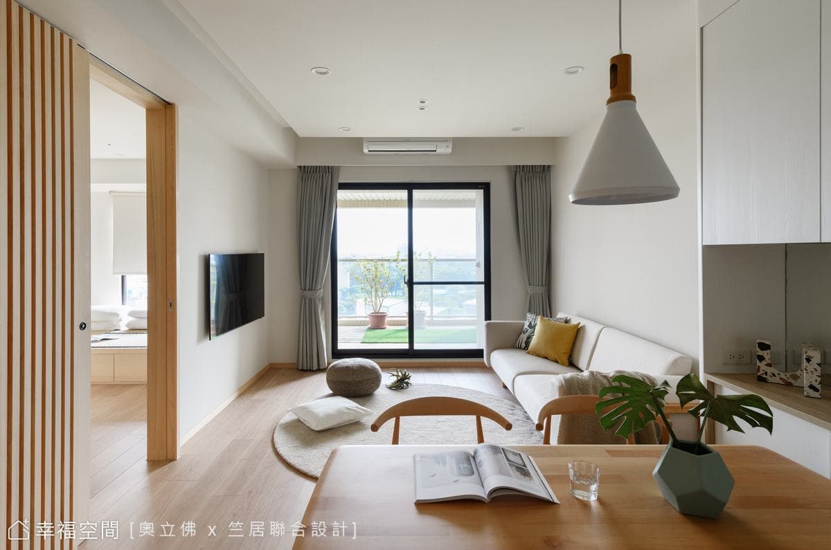 溫潤木質調 砌築無垢日式生活感│27坪