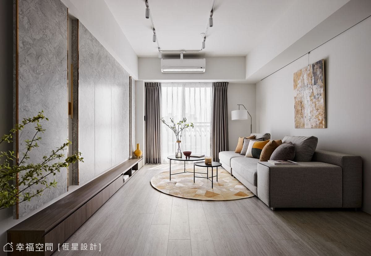 低調輕奢現代風 勾勒精品生活場景│17坪