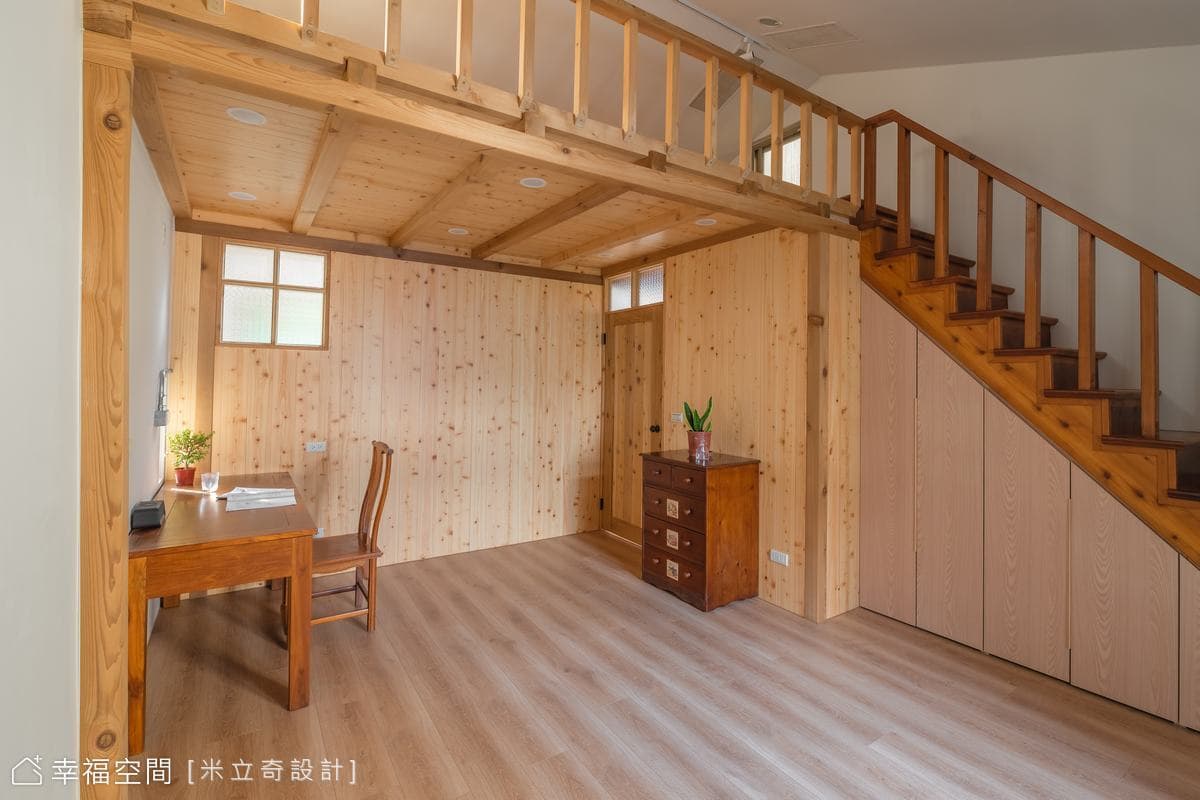 木質調透天小閣樓│鄉村風│15坪