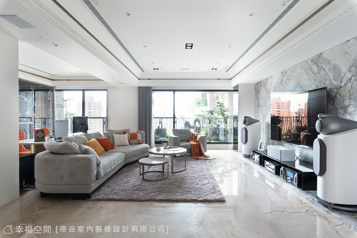愛馬仕豪宅 殿堂級訂製設計│新古典風│45坪