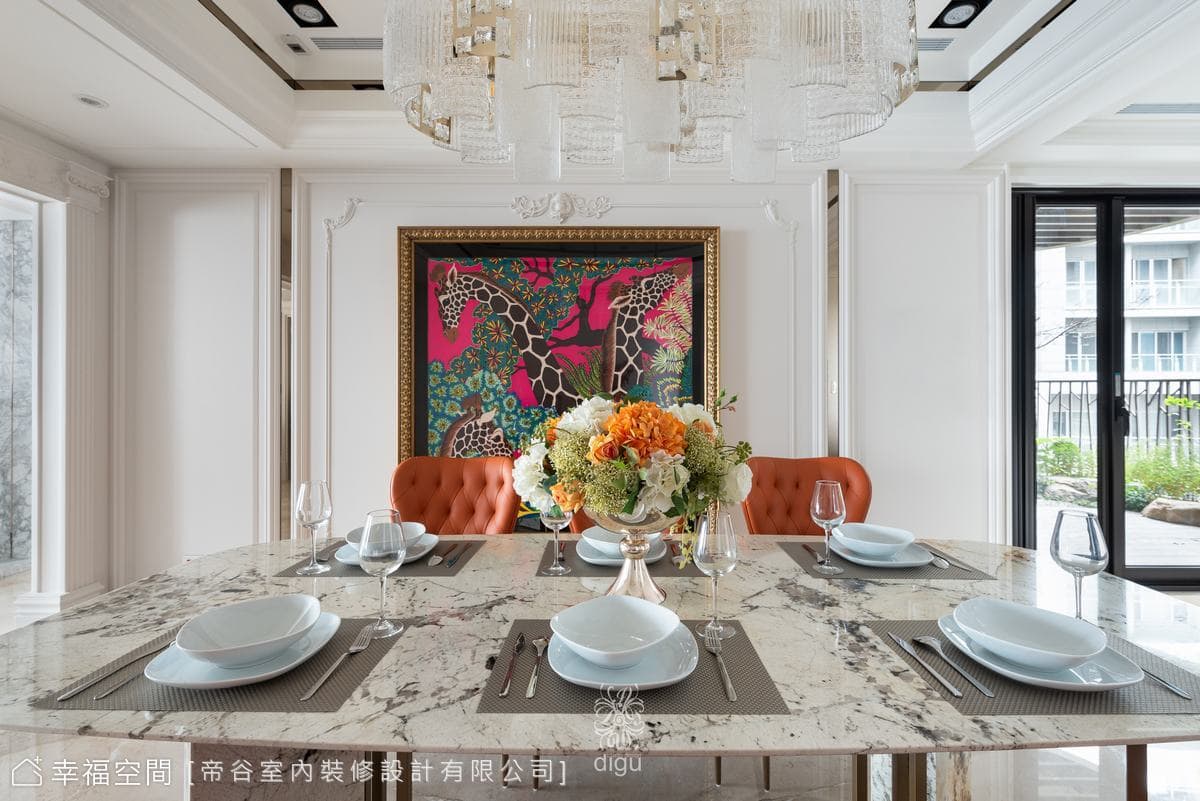 愛馬仕豪宅 殿堂級訂製設計│新古典風│45坪