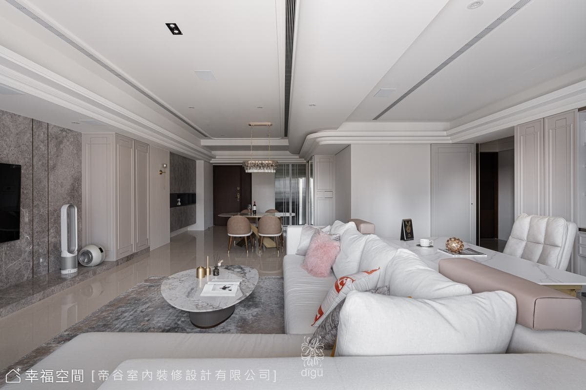 輕奢時尚宅ｘ在家工作好開心│新古典風│37坪