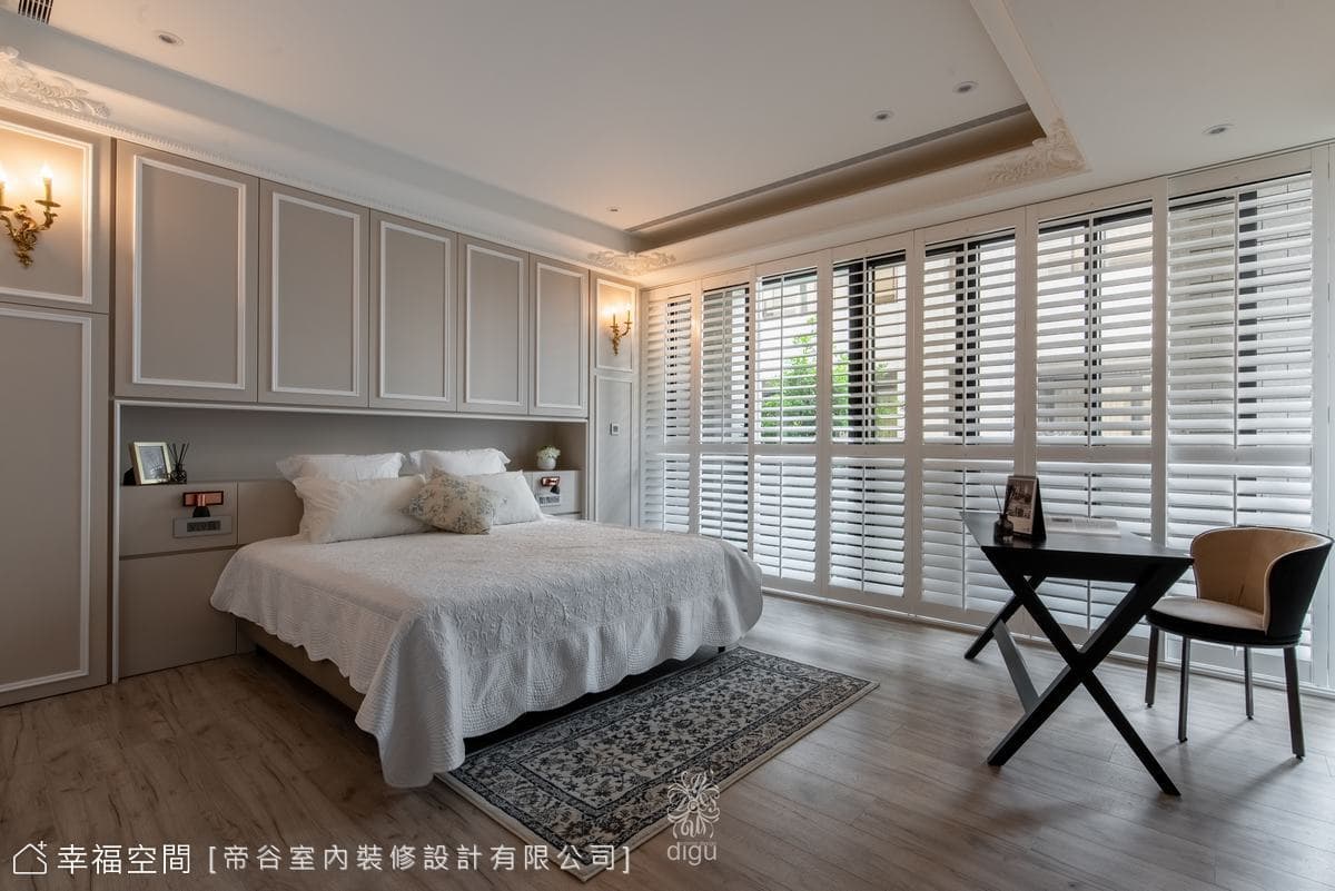 南法浪漫風情豪宅設計｜美式風｜60坪