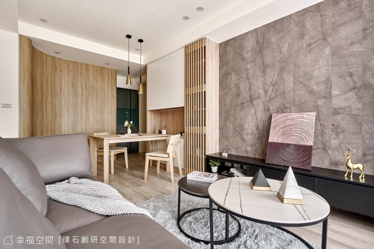 現代混搭北歐 輕鬆打造自然系輕暖宅│28坪