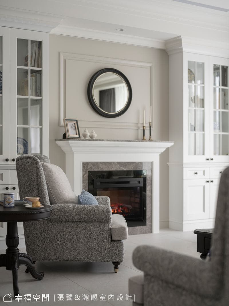 經典美式X古典優雅 圍塑精緻退休宅│美式風│73坪