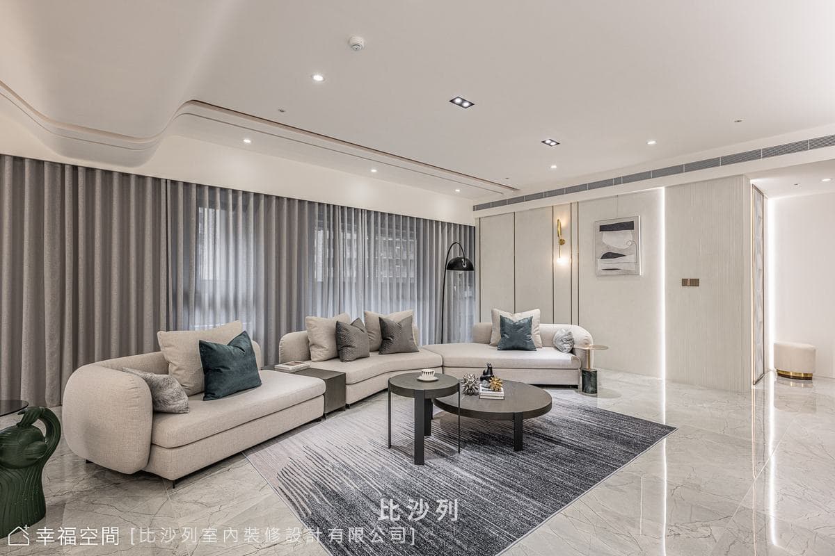 時尚夫妻愛白金奢華 機能與美學設計│現代奢華風