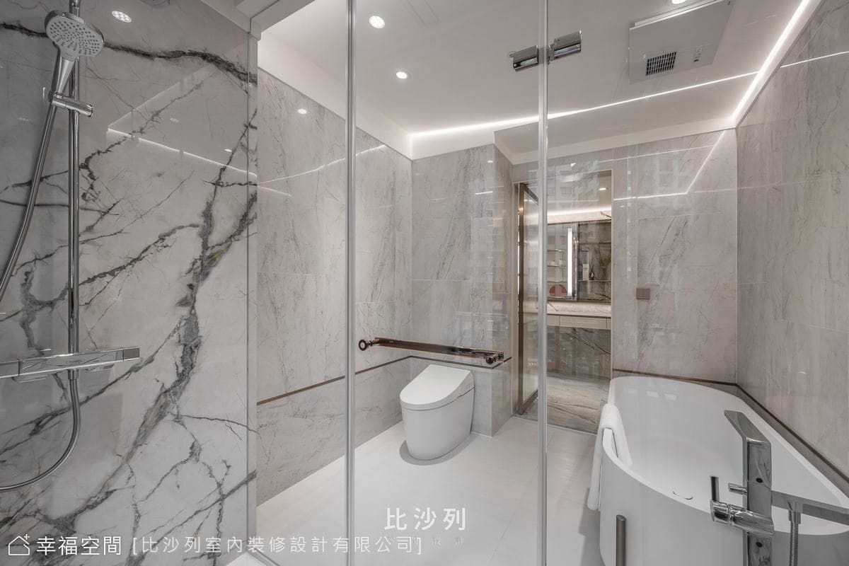 時尚夫妻愛白金奢華 機能與美學設計│現代奢華風