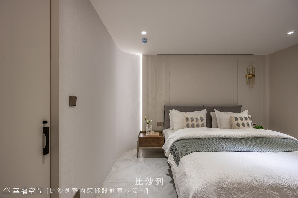 時尚夫妻愛白金奢華 機能與美學設計│現代奢華風