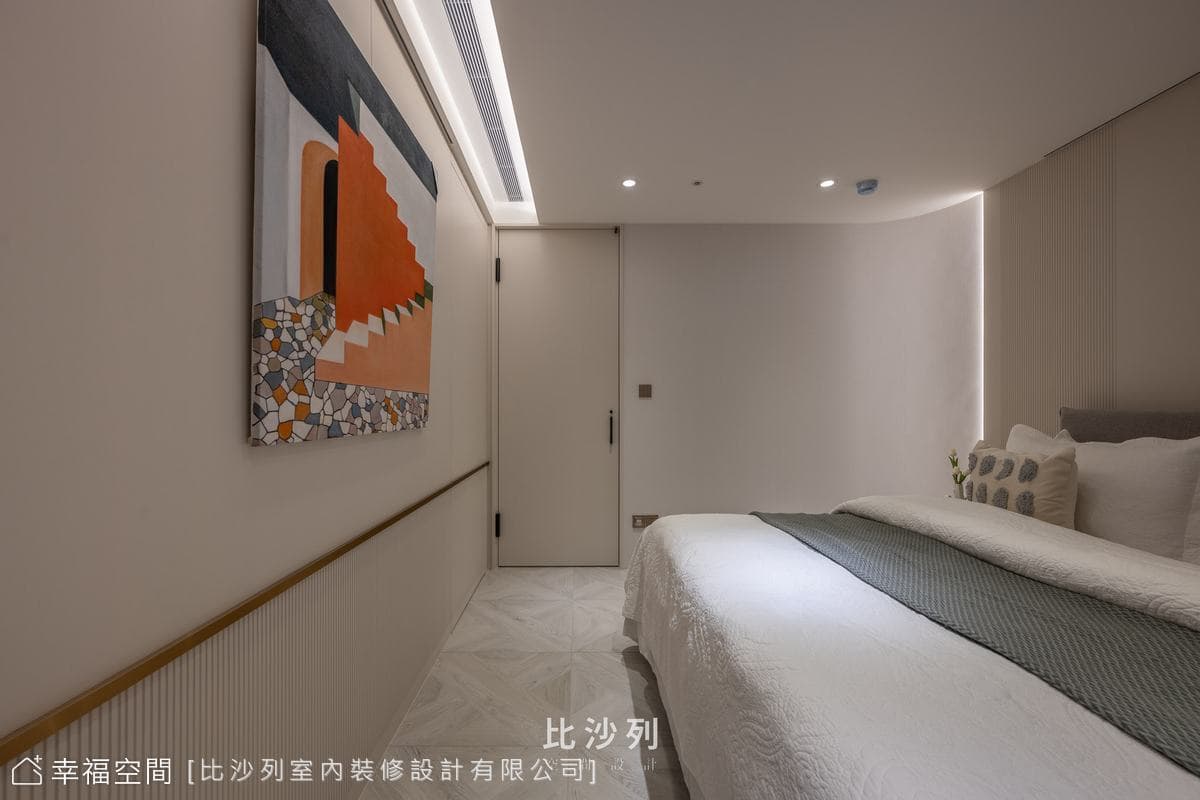 時尚夫妻愛白金奢華 機能與美學設計│現代奢華風