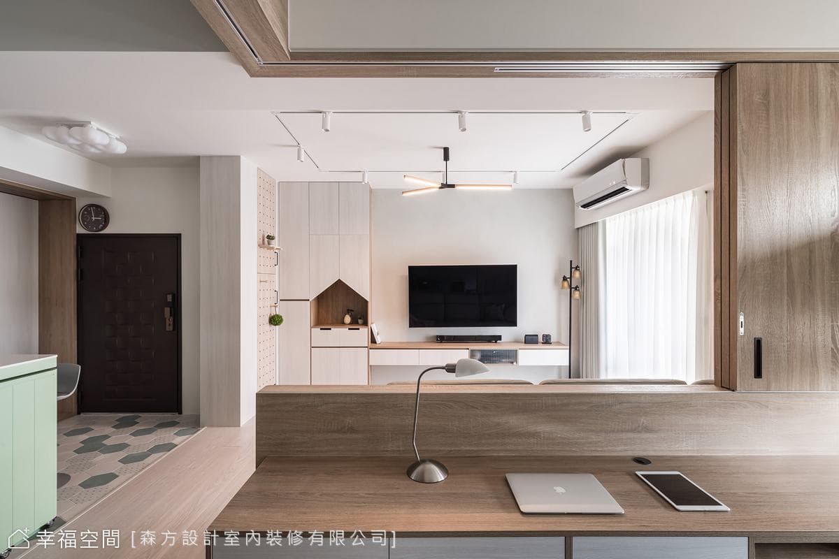 不動格局老屋翻新 北歐侘寂機能豐富｜休閒多元｜30坪