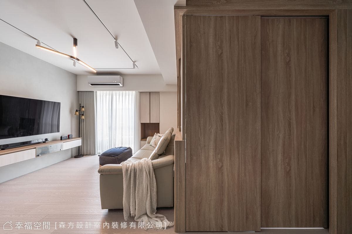 不動格局老屋翻新 北歐侘寂機能豐富｜休閒多元｜30坪