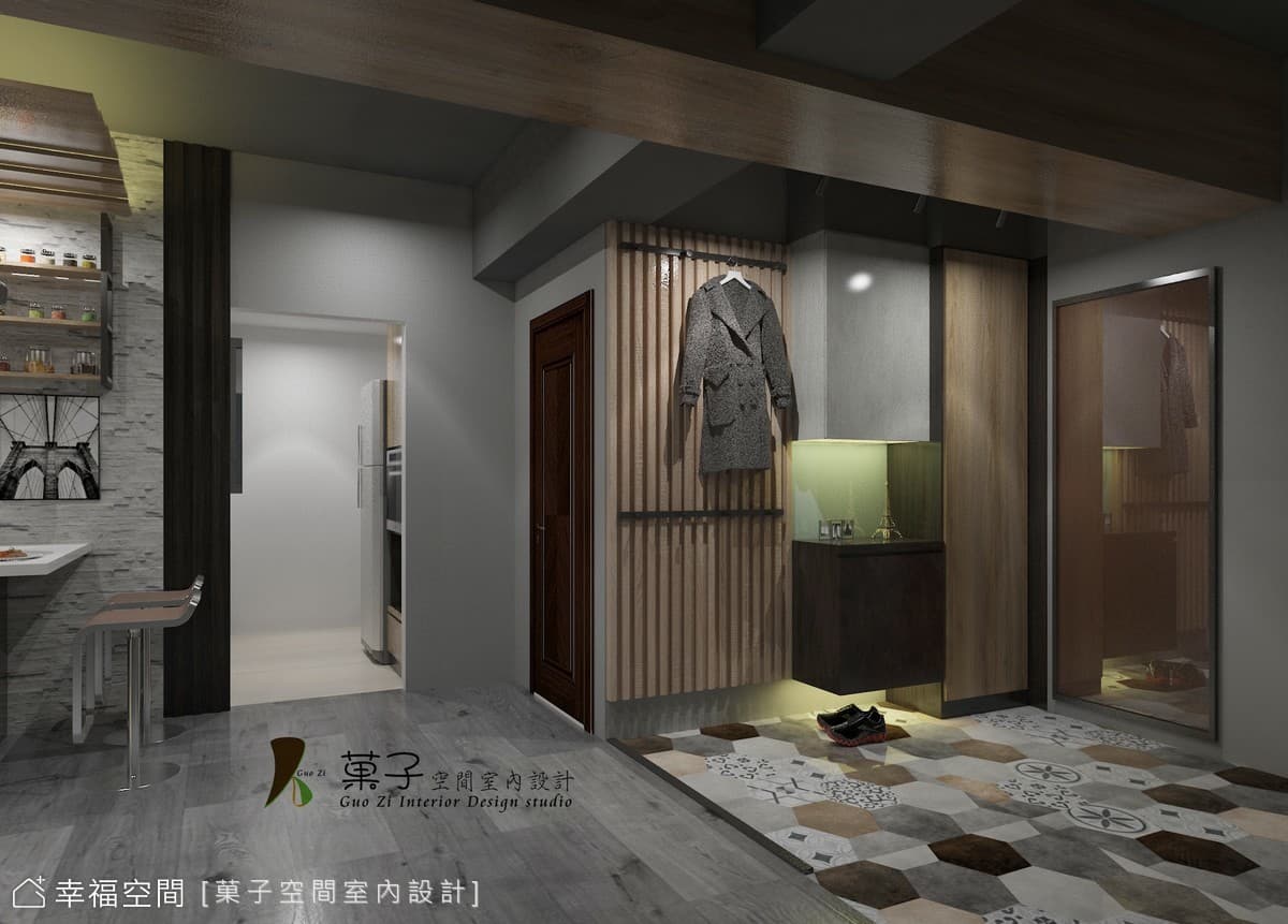 個性簡約工業混搭時尚宅｜混搭風｜18坪