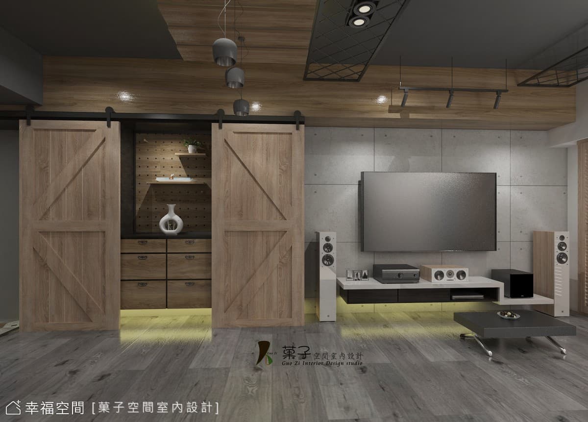 個性簡約工業混搭時尚宅｜混搭風｜18坪