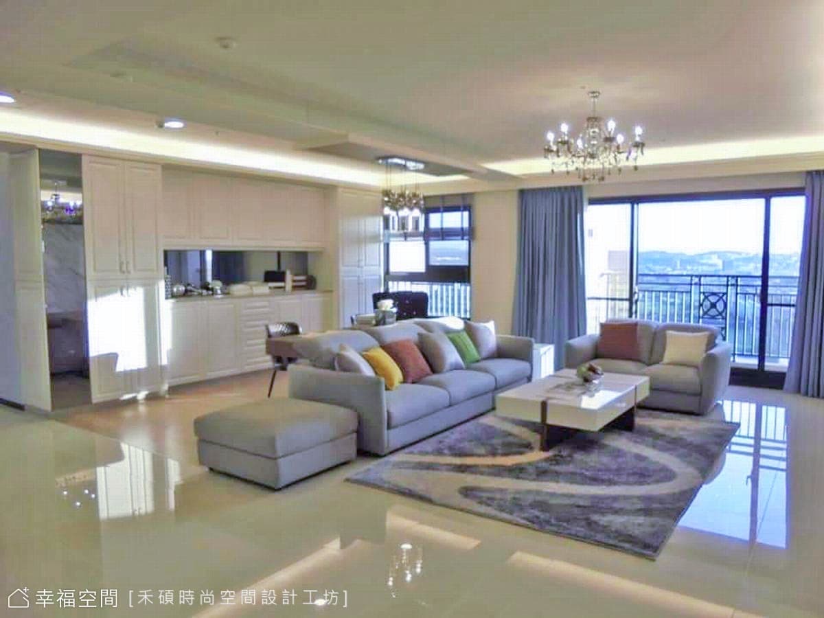 典雅清新 浪漫柔域｜法式新古典｜67坪