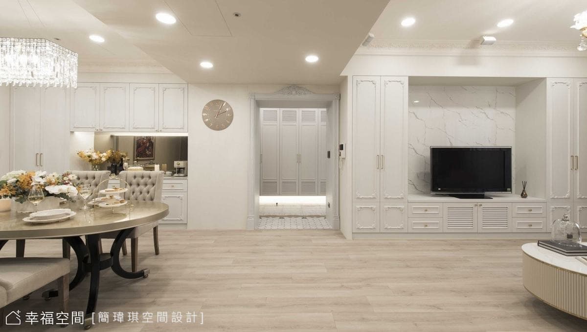 47坪中古屋的蛻變 當代法式的優雅與浪漫