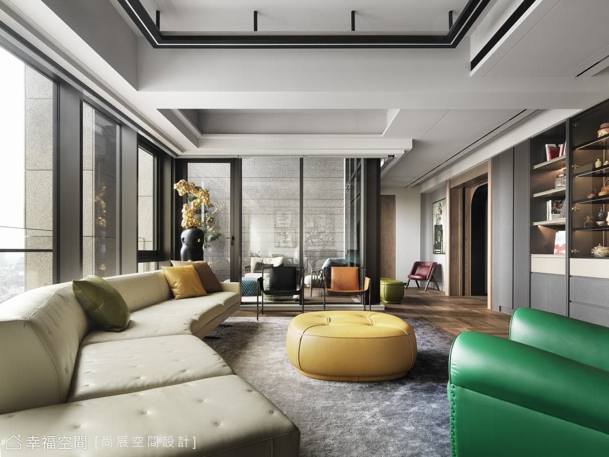入住蒙德里安新造型風格派藝廊Loft｜135坪