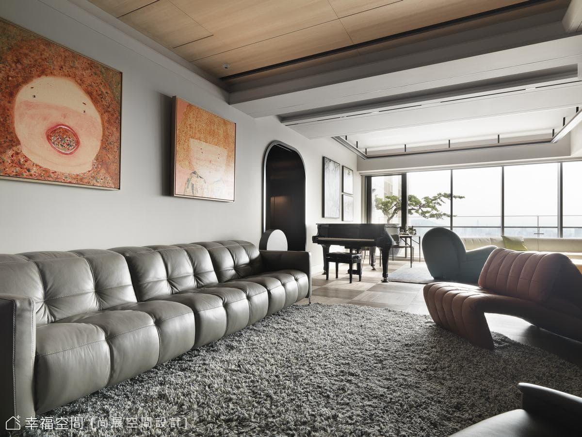 入住蒙德里安新造型風格派藝廊Loft｜135坪