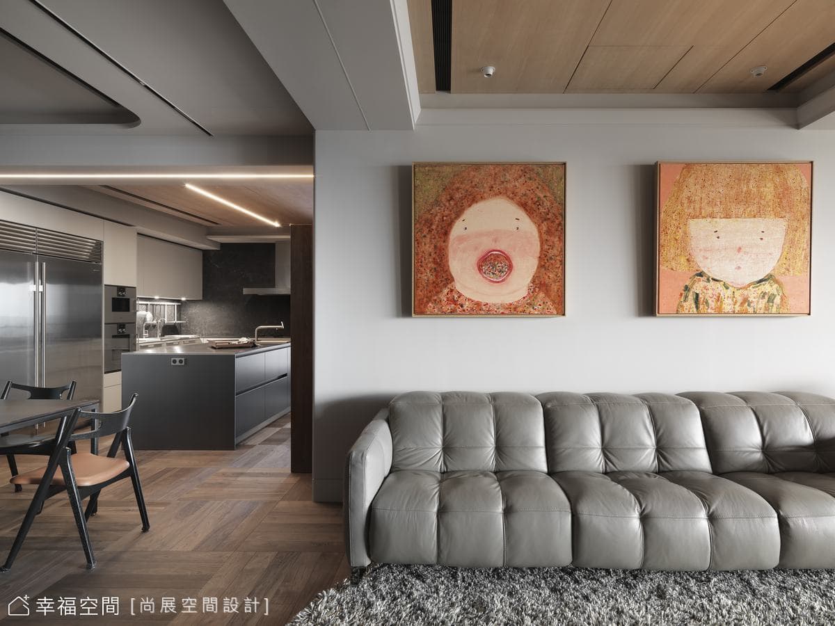 入住蒙德里安新造型風格派藝廊Loft｜135坪