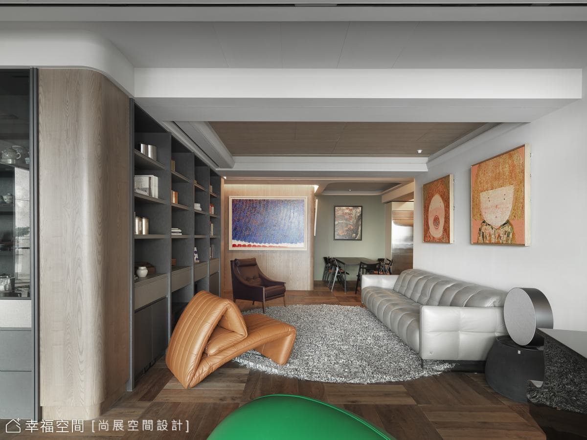 入住蒙德里安新造型風格派藝廊Loft｜135坪