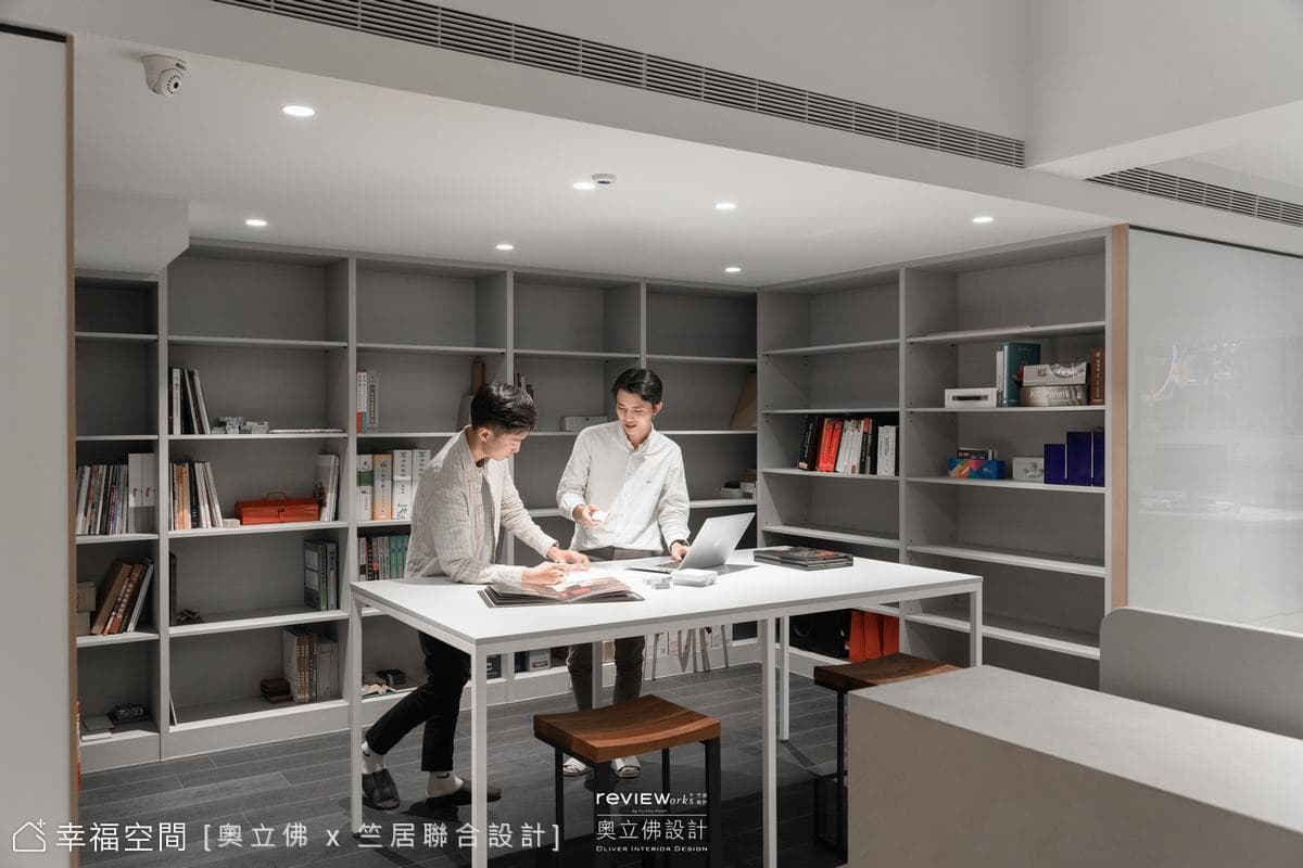 奧立佛室內設計辦公室│日式現代風│80坪