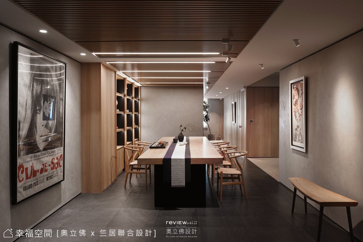 奧立佛室內設計辦公室│日式現代風│80坪