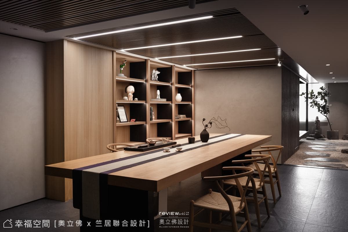 奧立佛室內設計辦公室│日式現代風│80坪